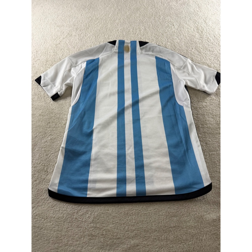 Adidas Argentina Kids Jersey Light Blue White AFA Soccer Shirt HF1488 Size 9-10Y - Picture 14 of 16